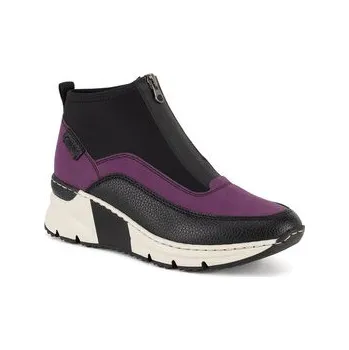 Dámské kozačky Polokozačky Rieker N6352-30 Černá 41