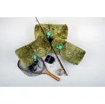 Sleep-well Deka z mikroflanelu Sleep-well ® KHAKI -150x200cm, výšivka PRO RYBÁŘE - CHYŤ A PUSŤ