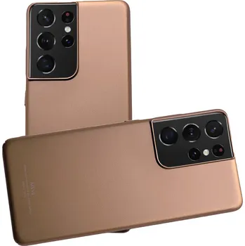 Pouzdro na mobilní telefon Pouzdro Msvii pro Samsung Galaxy S21 Ultra / Kryt Kryt Zadní Kryt Zlatá Barva