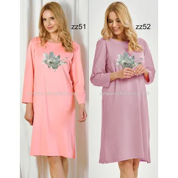 Dámské noční prádlo TARO Dámská noční košile Patricia3461 Barva: zz51-marhuľová, Velikost: L