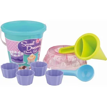 Hračka na písek Androni Sada na písek s trychtýřem - střední, modrá