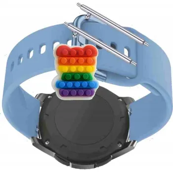 Pouzdro na mobilní telefon Řemínek Řemínek pro Watchmark Fashionwatch Maverick, Silikonový Modrý Smyčka