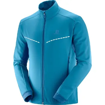 Lyžování Bunda Salomon Agile softshell M lyons blue 19/20 L