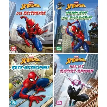 První čtění Nelson Mini-Bücher: MARVEL 4er Spider-Man 1-4
