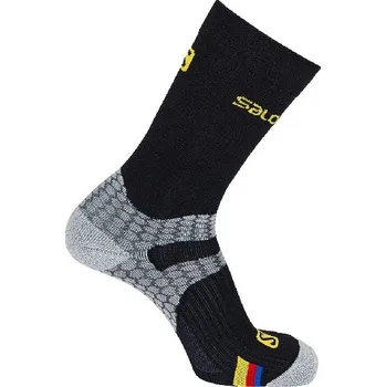 Běžecké lyžování Ponožky Salomon Nordic S-LAB EXO black/grey 16/17 S
