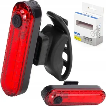 Cyklosvítilna ZADNÍ SVĚTLO NA KOLO LED MONTIS MT108 BEZPEČNOST NA SILNICI 3 REŽIMY