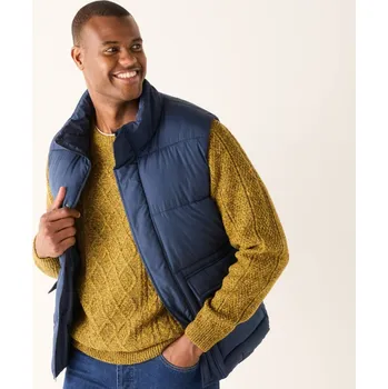 Dámská vesta Blancheporte Prošívaná vesta na zip nám. modrá 56/58