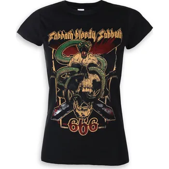 Dámské tričko Tričko metal dámské Black Sabbath - Bloody Sabbath 666 - ROCK OFF - BSTS32LB - XXL