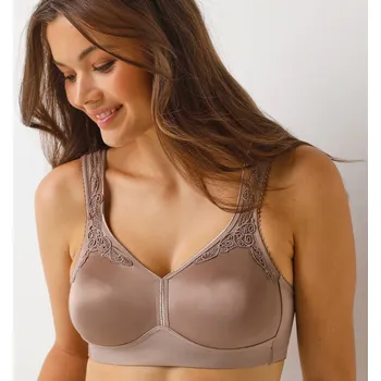 Podprsenka Miss Mary Of Sweden Podprsenka s tvarovanými košíčky Miss Mary®, bez kostic hnědošedá 90C