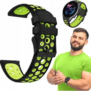 Chytré hodinky Řemínek pro Amazfit Balance chytré hodinky dvoubarevný řemínek 22mm s teleskopy