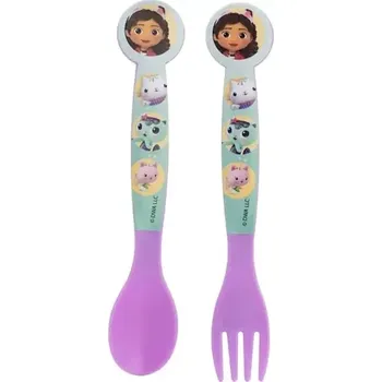 STOR Dětský příbor 2ks Gábinin kouzelný domek (21227)