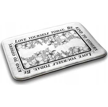 Koupelnová předložka Koupelnová předložka Koberec Měkký Květiny