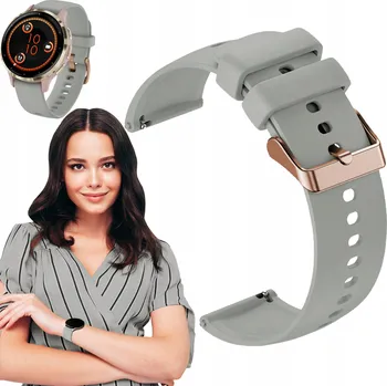 Řemínek na hodinky Řemínek ChronSmarta pro Amazfit 20mm, šedý