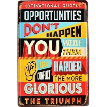 Plechová cedule Cedule Oportunities