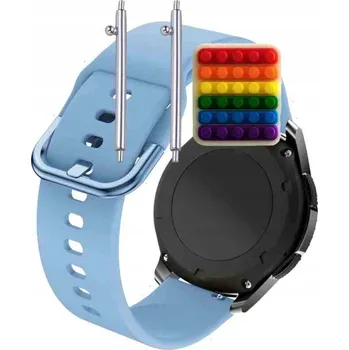 Pouzdro na mobilní telefon Pásek Řemínek pro Watchmark Outdoor WG1, Silikon Modrý Poutko, nastavitelný