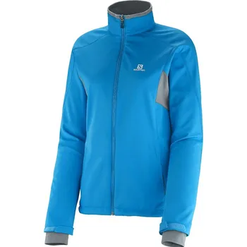 Běžky Bunda Salomon Active Softshell W methyl blue 14/15 S