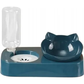 Miska pro psa Sada dvou plastových misek na krmení Aptel 500 ml