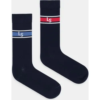 Pánské ponožky Ponožky Levi's 2-pack tmavomodrá barva, 37157-1282 37157.1282 59X, vel. 35/38