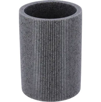 Držák na kartáček Koupelnový pohár Porzio, šedá, 300 ml