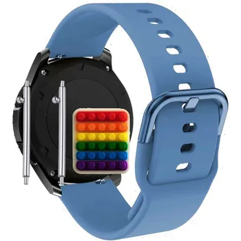 Pouzdro na mobilní telefon Řemínek Řemínek pro Vess QS40, Silikonový Modrý Smyčka, nastavitelný