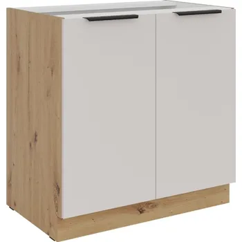 Kuchyňská skříňka Spodní dveřová skříňka SOLEA DUB ARTISAN / KAŠMÍR 80 D 2F BB