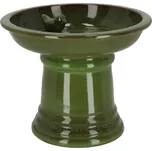 Napajedlo pro ptáky na noze Max, 22,3x28,8 cm, terakota, zelená