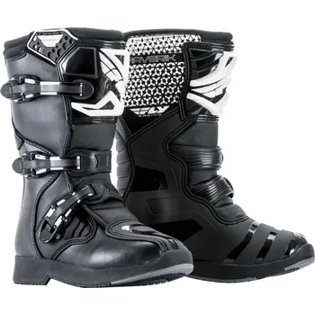 Moto obuv boty Maverik, FLY RACING - USA, dětské (černé, vel. 37)