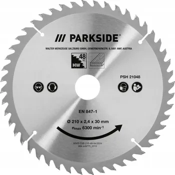 Pilový kotouč PARKSIDE Kotouč pro ruční okružní pilu 210 mm - 48 zubů