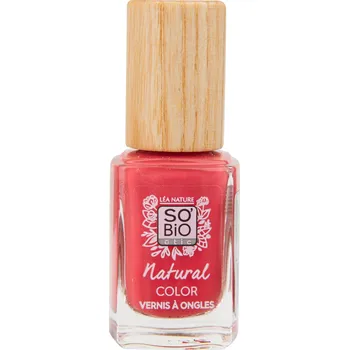 Přípravek na nehty Lak na nehty 35 vibrující korálová 11 ml SO’BiO étic