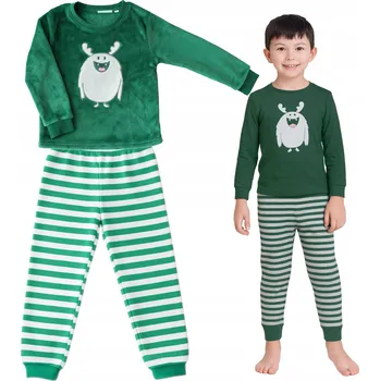 Chlapecké pyžamo PYŽAMO chlapecké 5-6 let TEPLÉ ZIMNÍ ZATEPLENÉ FLEECE 110-116 DLOUHÉ