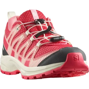 Dětská treková obuv Salomon Xa Pro V8 J L47960600 - rouge red almond milk flamingo pink 36