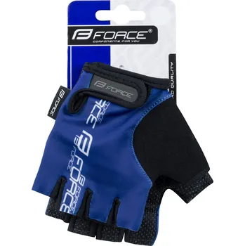 Cyklistické rukavice Force dětské rukavice KID modré velikost - L