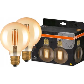 Žárovka Osram LED žárovka Vintage 1906 CLASSIC Globe stmívatelná 6,5W 824 Gold E27