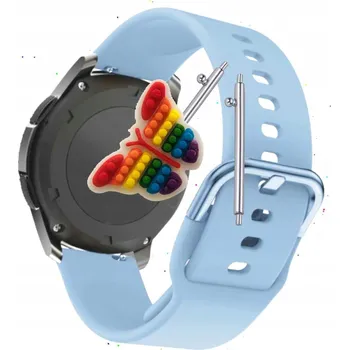 Pouzdro na mobilní telefon Pásek Řemínek pro BlitzWolf BW-AT1, Silikon, modrá smyčka, nastavitelný