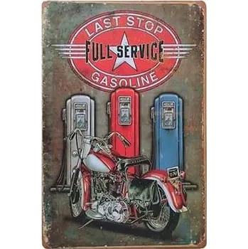 Plechová cedule Cedule Last Stop - Full Service