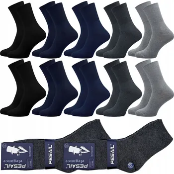 Pánské ponožky Ponožky Pesail SUIT PONOŽKY KLASICKÉ HLADKÉ NEKOMPRESIVNÍ vícebarevné velikost 43-46