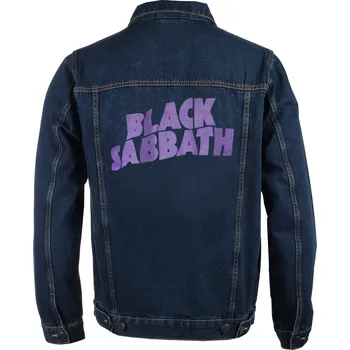 Pánský bomber bunda pánská Black Sabbath - Wavy Logo - ROCK OFF - S