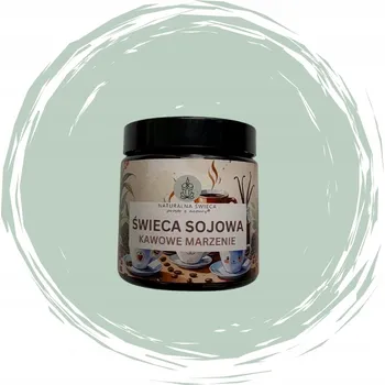 Svíčka Sójová vonná svíčka Kávové sny Naturalna Świeca