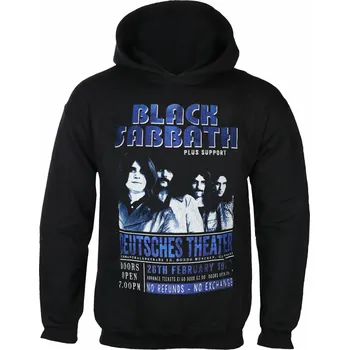Pánská mikina mikina s kapucí pánské Black Sabbath - Deutsches '73 - ROCK OFF - BSECOHD01MB - S