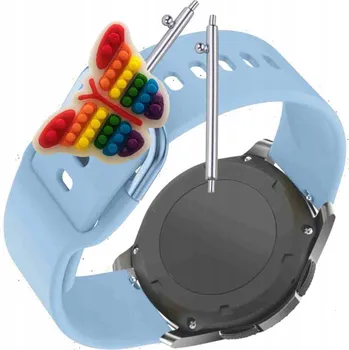 Pouzdro na mobilní telefon Řemínek Řemínek pro Pacific Black PC00146, Silikonový Modrý Smyčka, nastavitelný