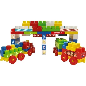 Dřevěná hračka Dolu Velké kostky v krabici 75ks