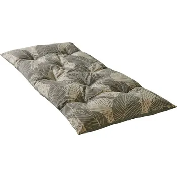 Polštář Blancheporte Dlouhý dekorativní polštář na sezení, s potiskem listů perlově šedá