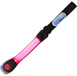 Páska na ruku s LED světlem červená