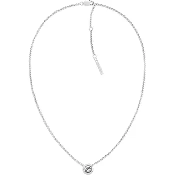 Náhrdelník Calvin Klein Nadčasový ocelový náhrdelník Twiste Bezel Solitaire 35000769 + 2 měsíce na vrácení zboží