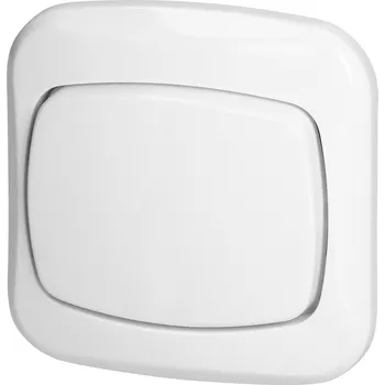 vypínač Třícestný vypínač na zapuštění, 10A, 250V, ATUT, bílá