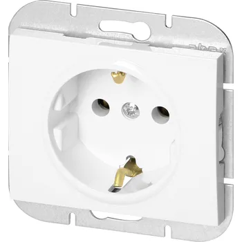 Elektrická zásuvka Zásuvka pod omítku Schuko 2P+E Onyx, 16A, 250V, PT-17O, bílá
