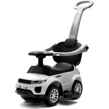 Dětské vozidlo Dětské hrající odrážedlo s vodící tyčí SUV 3v1 Baby Mix bílé