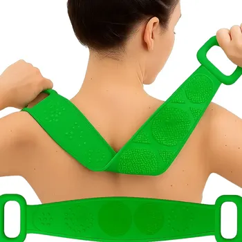 Masážní přístroj SILIKONOVÝ PÁS NA MYTÍ ZAD MASÁŽNÍ PŘÍSTROJ KARTÁČ NA ZÁDA