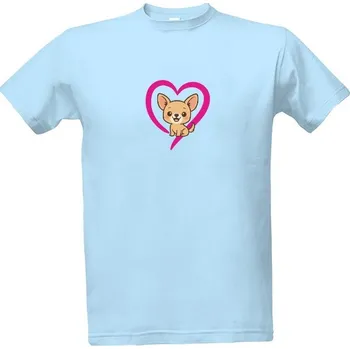 Pánská móda Tričko s potiskem Čivavka pánské