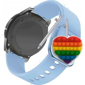 Pouzdro na mobilní telefon Pásek Řemínek pro Rubicon RNCF33, Silikon Modrý Poutko, nastavitelný